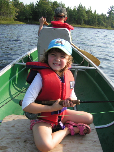 Kids love fishing